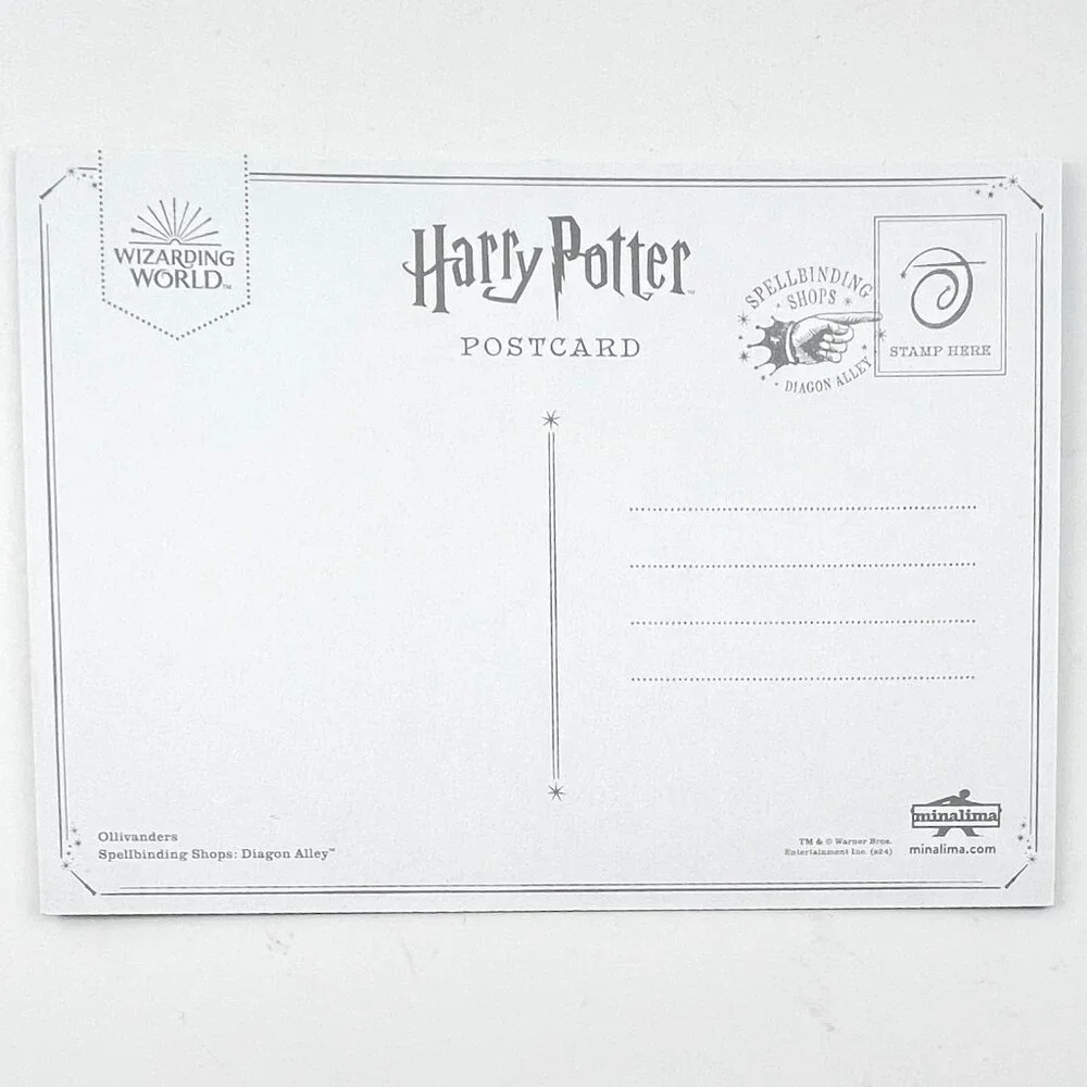 Harry Potter Minalima Diagon Alley Mystery Postcard Series 2 Ollivanders